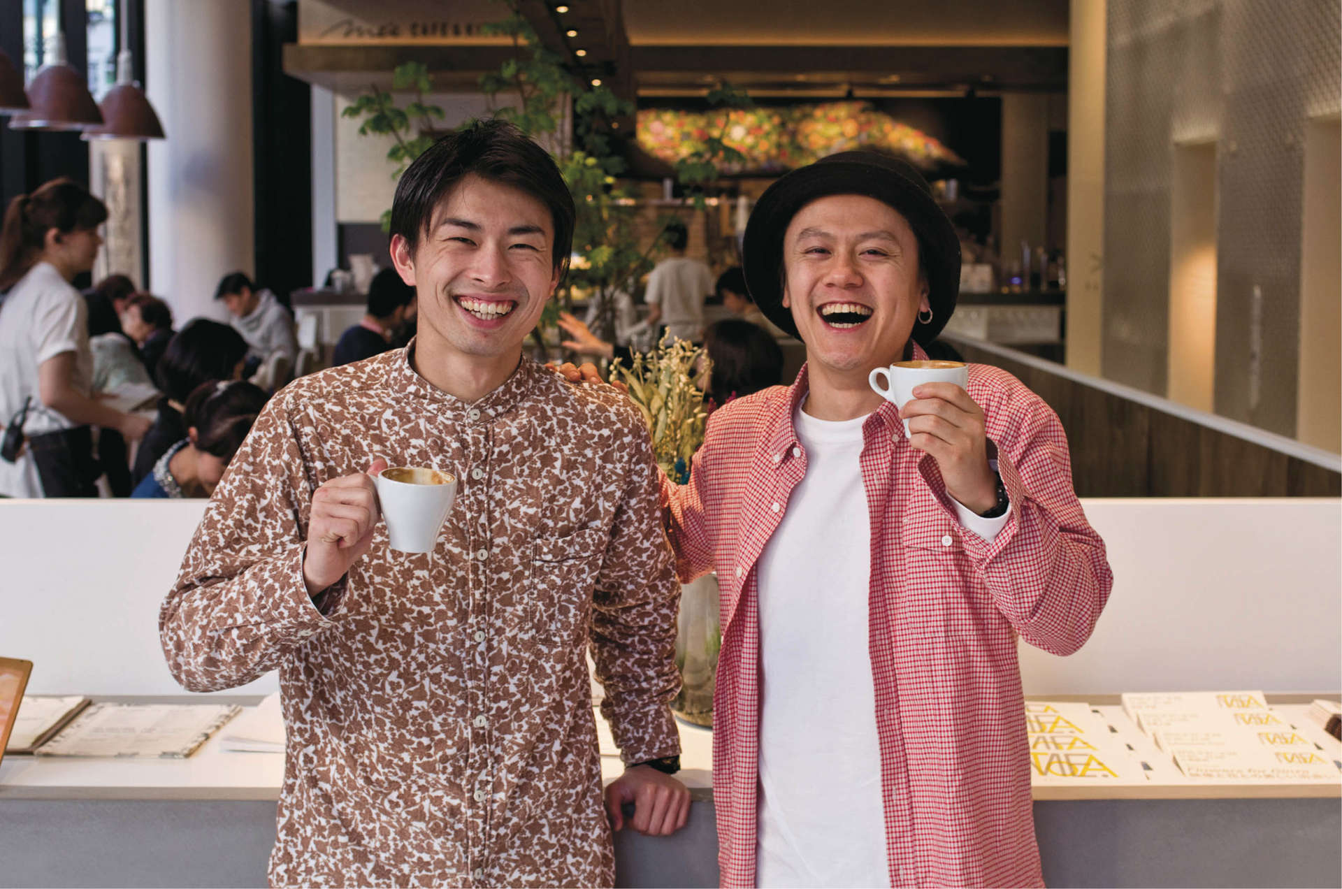 Kentaro and NaoyaMEToA Café, Tokyo